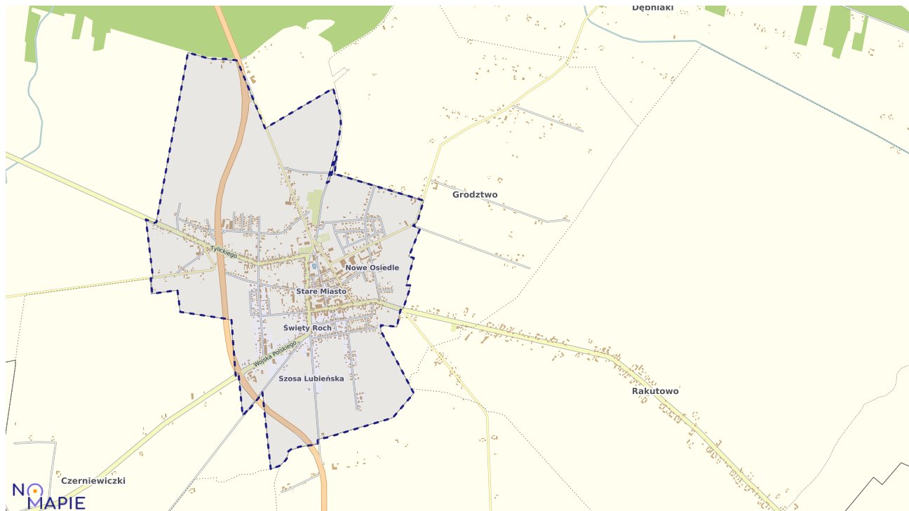 Mapa obszarów ochrony przyrody Kowala